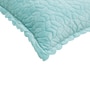 Sky Blue Solid Velvet 27x18 Inches Pillow Cover (1Pc)