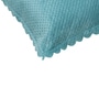 Sky Blue Solid Velvet 27x18 Inches Pillow Cover (1Pc)