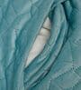 Sky Blue Solid Velvet 27x18 Inches Pillow Cover (1Pc)