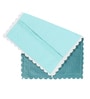 Sky Blue Solid Velvet 27x18 Inches Pillow Cover (1Pc)