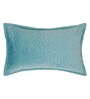 Sky Blue Solid Velvet 27x18 Inches Pillow Covers (Set of 2)