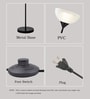 Black Sky Dome Standing Lamps with Acrylic Shade