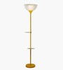 Yellow Sky Dome Standing Lamps with Acrylic Shade