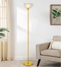 Yellow Sky Dome Standing Lamps with Acrylic Shade
