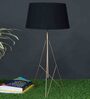 Sky High Table Lamp with Tapered Lampshade in Black colour