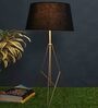 Sky High Table Lamp with Tapered Lampshade in Black colour