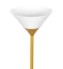 Sky Inverted Standing Lamps with Acrylic Shade, Modern Floor Lamp, Straight Gold