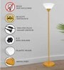 Sky Inverted Standing Lamps with Acrylic Shade, Modern Floor Lamp, Straight Gold