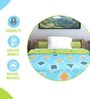 Sky Olive Microfiber Geometric 120 Gsm Single Comforter