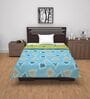 Sky Olive Microfiber Geometric 120 Gsm Single Dohar