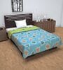 Sky Olive Microfiber Geometric 120 Gsm Single Dohar