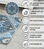 Sky Traditional Polyester 24x24 Inches Skid-Resistant Backing Prayer Mats (Pack of 1)