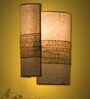 Skyline Stripes  Banana Fibre Wall Lamp