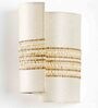 Skyline Stripes  Banana Fibre Wall Lamp