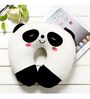 White Panda Neck Pillow with Eye Mask