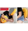 Studious Smiley Cushion in Yellow Colour