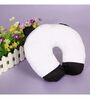 White Panda Neck Pillow with Eye Mask