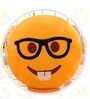 Studious Smiley Cushion in Yellow Colour