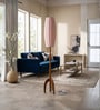Skyrocket Handcrafted Tripod Base Natural Teak Wood Floor Lamp with Pink Fabric Shade for Living Room and Bedroom