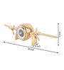 Skyward's Gold Iron Table Clock