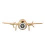 Skyward's Gold Iron Table Clock