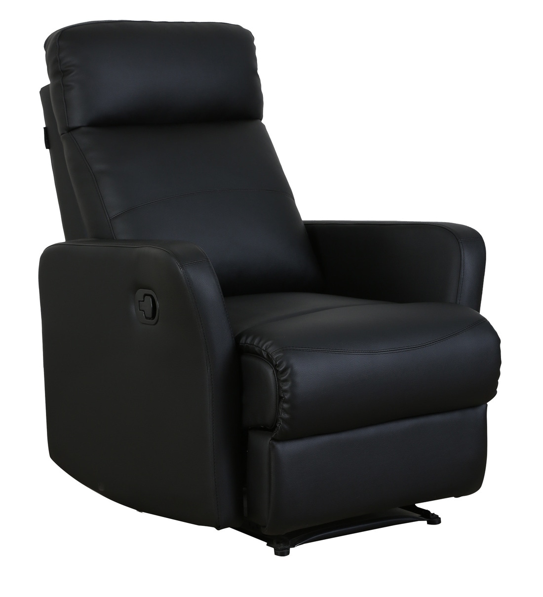 Buy Sleek 1 Seater Recliner in Black Colour by Recliners India Online ...