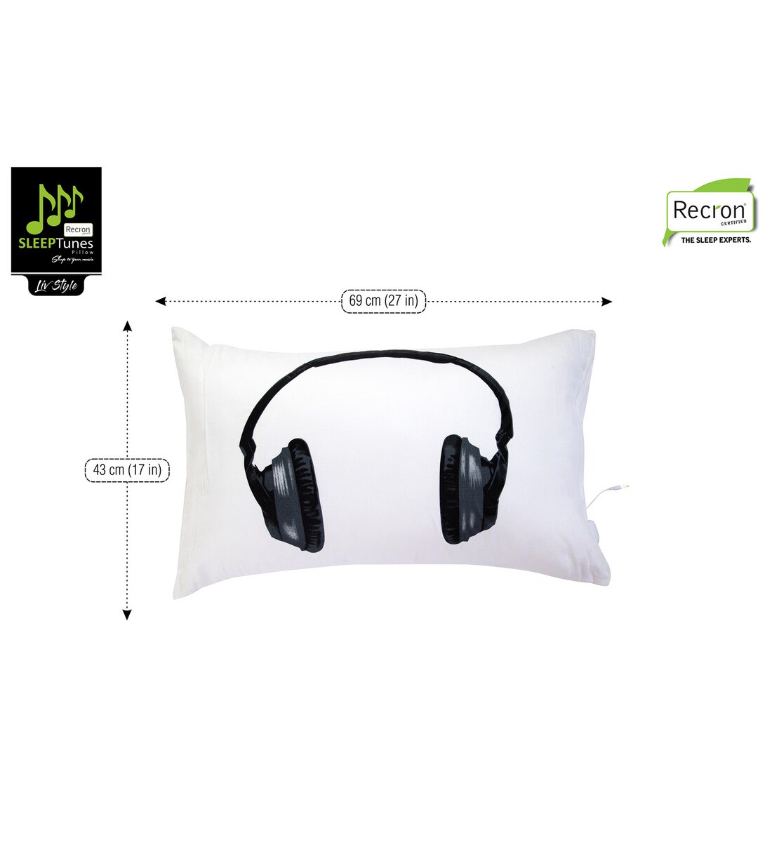 Recron sleep clearance tunes pillow