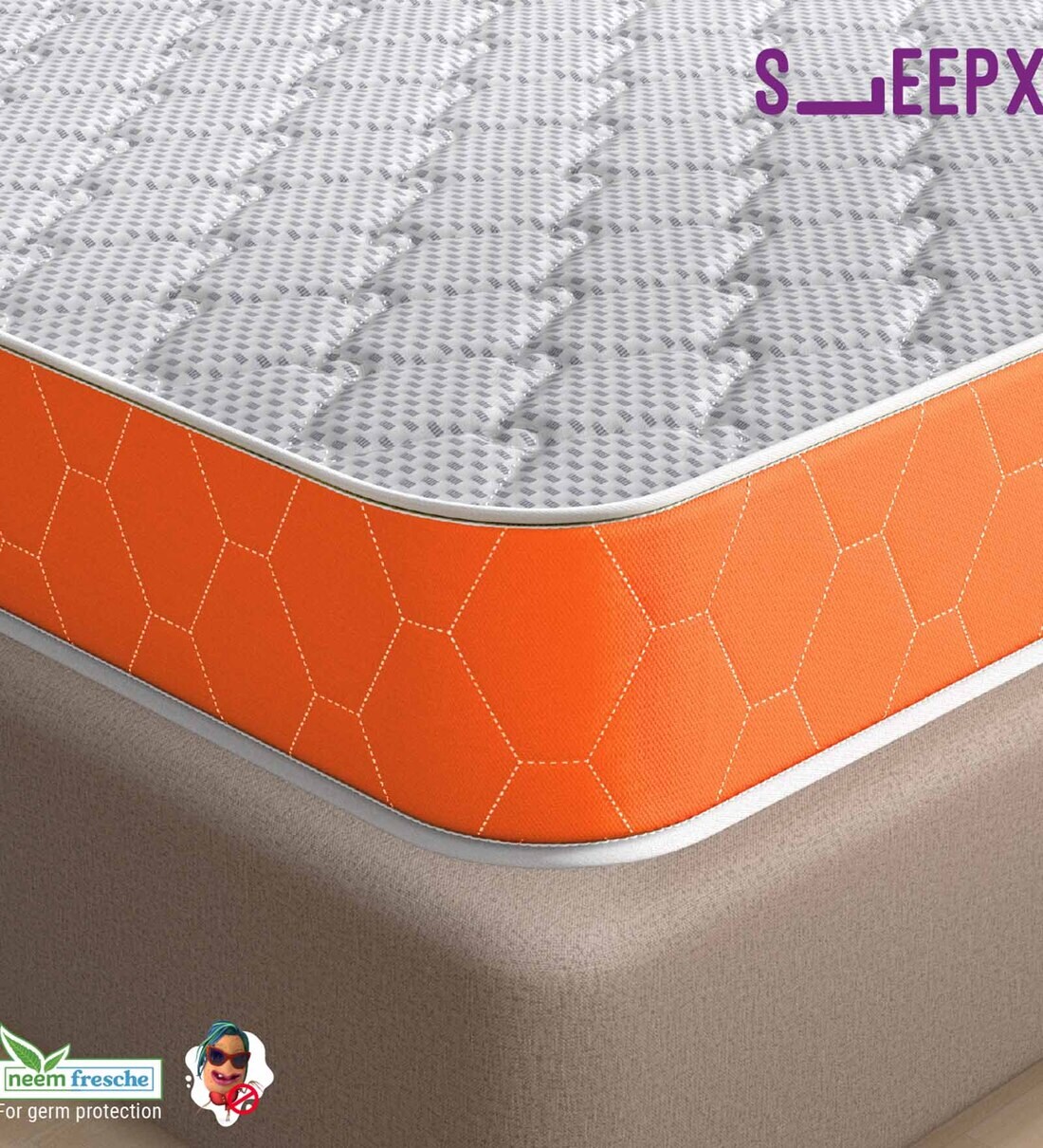 Buy Dual Plus HD Foam 8 Inch Reversible Queen Size Mattress by SleepX Online Queen Size