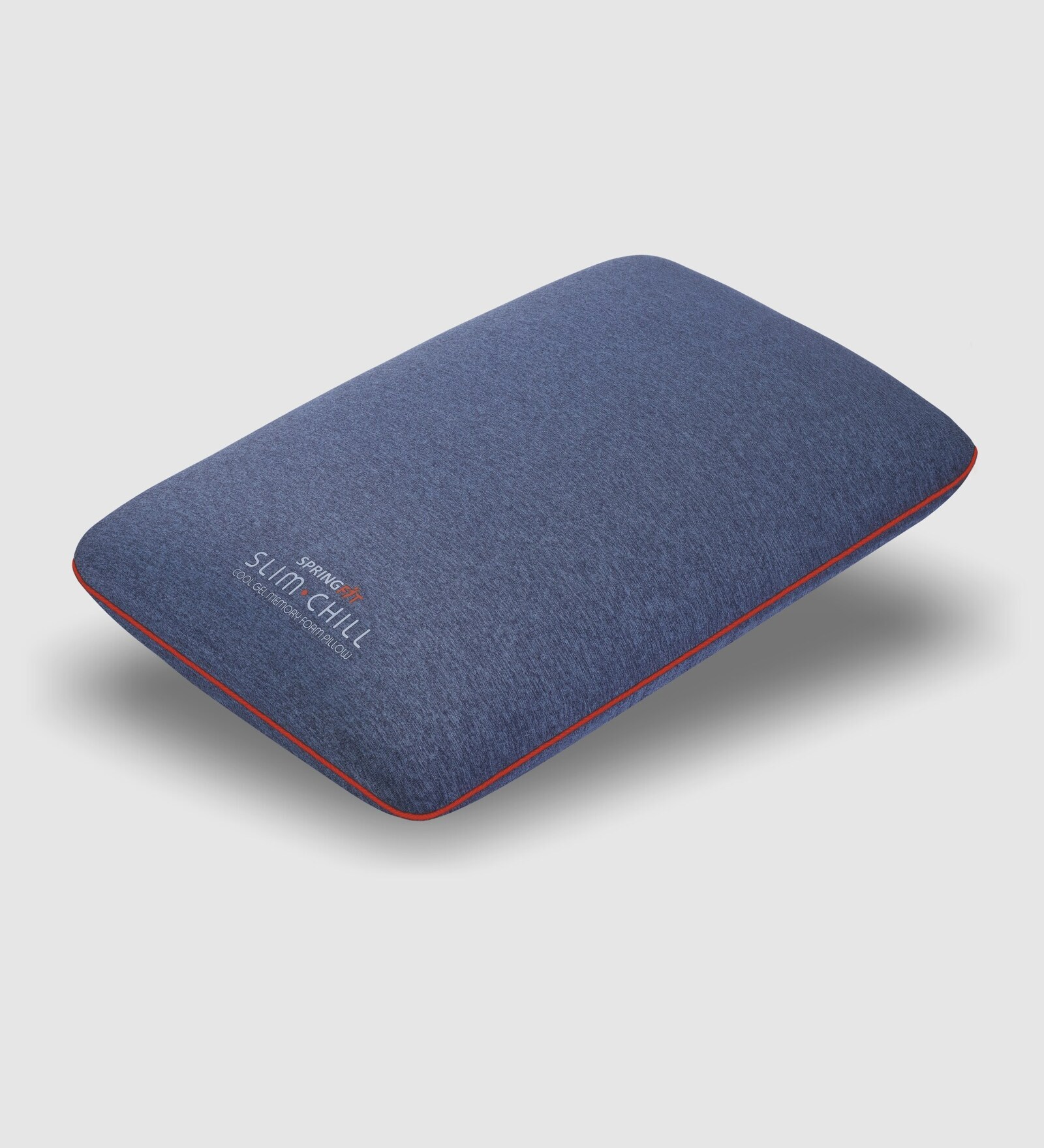 Slim Chill Memory Foam Cool Gel 17 x 26 Inch Sleeping Pillow (Pack of 2)