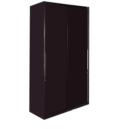 Buy Slide N Store Plus Wardrobe In Wine Red Finish By Godrej