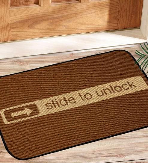 Slogan Jute 2 X 1 3 Feet Door Mat By Saral Home