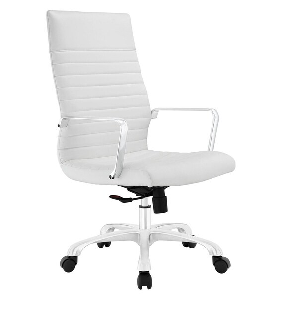 Buy Sleek Line Executive Chair in White Colour By Finch Fox Online