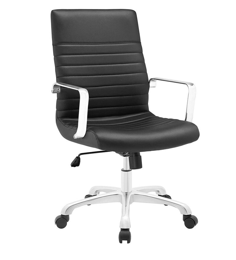 Buy Sleek Line Executive Chair in Black Colour By Finch Fox Online