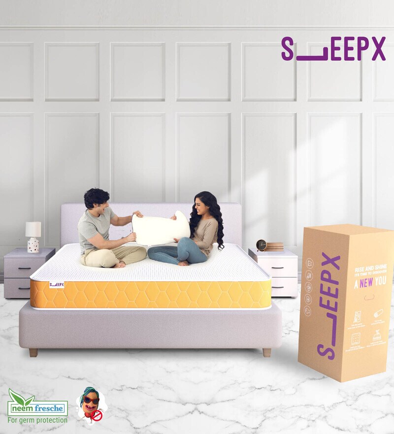 Buy Dual Comfort 5 Inch HR Foam King Size Mattress By SleepX Online