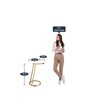 Slanted Metal End Tables In Gold Colour