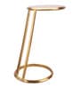 Slanted Metal End Tables In Gold Colour