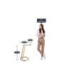 Slanted Metal End Tables In Gold Colour