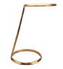 Slanted Metal End Tables In Gold Colour