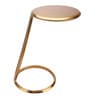Slanted Metal End Tables In Gold Colour