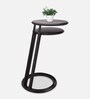 Slanted Metal Nest Of Tables In Black Colour