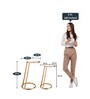 Slanted Metal Nesting Tables In Gold Colour