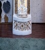Slate Buddha White Fiber Glass Indoor Fountain