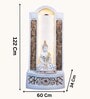 Slate Buddha White Fiber Glass Indoor Fountain