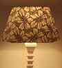 Slate Embossed Satin Lampshade