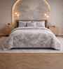 Slate Gray Tie & Die Microfiber Ultra Soft 300GSM Double Bed Quilt