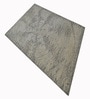 Slate Grey Abstract Wool And Cotton 8 X 5 Feet Hand Tufted Carpet