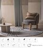 Light Grey Abstract Blended Woolen 48 x 48 Inches Hand Tufted Rug