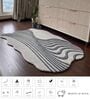 Light Grey Solid Blended Woolen 36 x 60 Inches Hand Tufted Rug