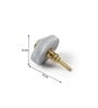 Slate Marble Knob set of 6