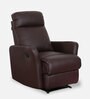 Sleek 1 Seater Recliner in Brown Colour
